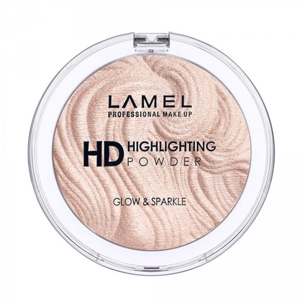 LAMEL Insta Puder rozświetlający do twarzy HD Highlihting Glow&amp;Sparkle nr 402