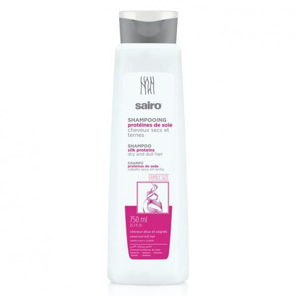 Szampon do Włosów z Proteinami Jedwabiu, SAIRO, 750ml