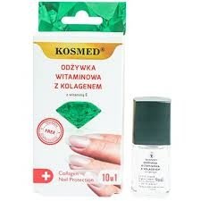 KOSMED Odżywka do paznokci witaminowa z kolagenem 9 ml
