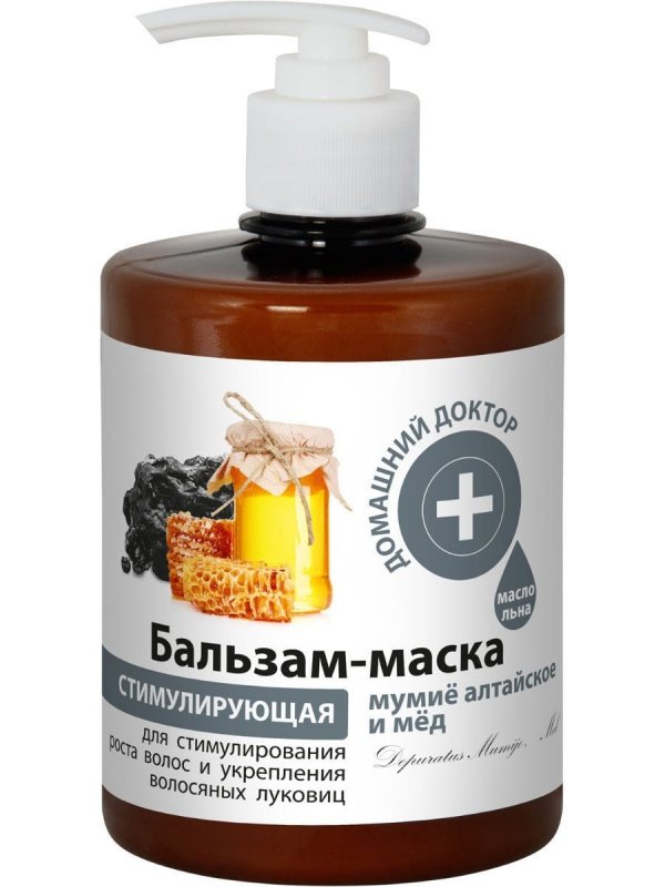 Stymulująca Balsam-maska Mumio i Miód, Domowy Doktor, 500ml