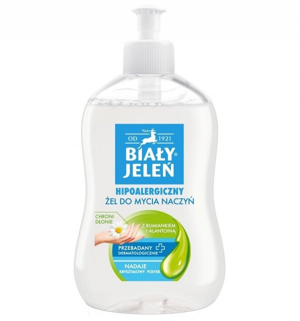 Biały Jeleń Żel do mycia naczyń z rumiankiem i alantoiną 500ml