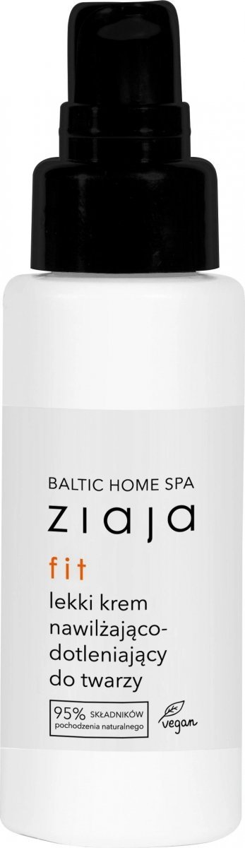 Легкий увлажняющий и насыщающий кислородом крем для лица, Ziaja Baltic Home SPA Fit