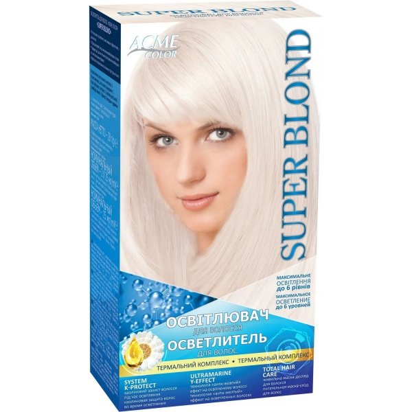 Rozjaśniacz do włosów Acme Color Super Blond, 85g