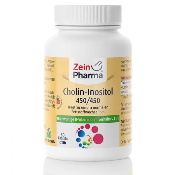 Choline-Inositol 450/450mg, Zein Pharma, 60 kapsułek