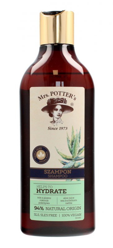 Mrs Potters Triple Herb Szampon do włosów suchych Hydrate  390ml