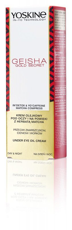 Yoskine Geisha Gold Secret Krem olejkowy pod oczy i na powieki przeciw workom i cieniom  15ml