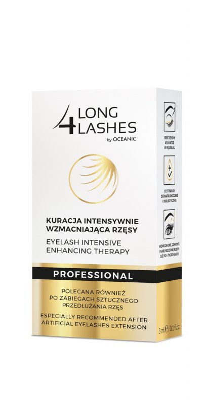 Long 4 Lashes Kuracja intensywnie wzmacniająca rzęsy  3ml