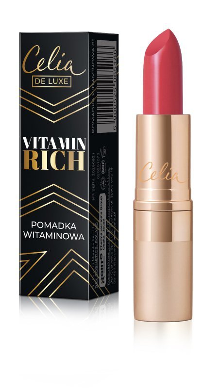 Celia De Luxe Pomadka do ust nawilżająca Vitamin Rich nr 05  3.5g