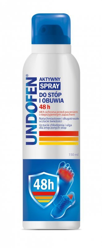 UNDOFEN Aktywny Spray do stóp i obuwia 48h 150ml