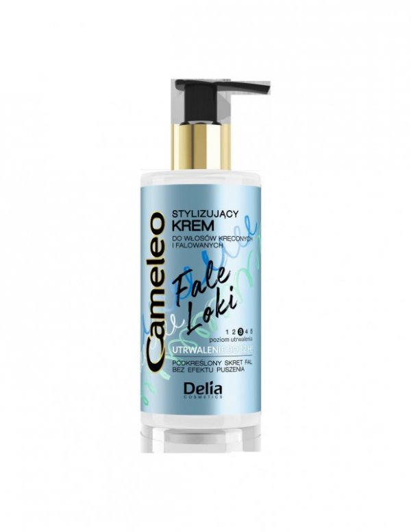 DELIA COSMETICS CAMELEO FALE LOKI Stylizujący krem do włosów kręconych i falowanych 150ml