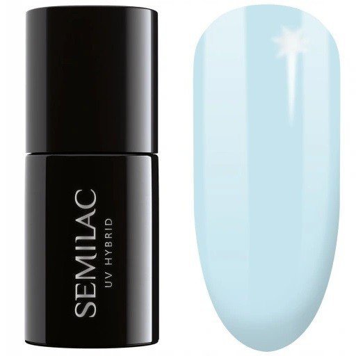 SEMILAC Lakier hybrydowy Soulmate Mix 386 Blue Cloud 7 ml