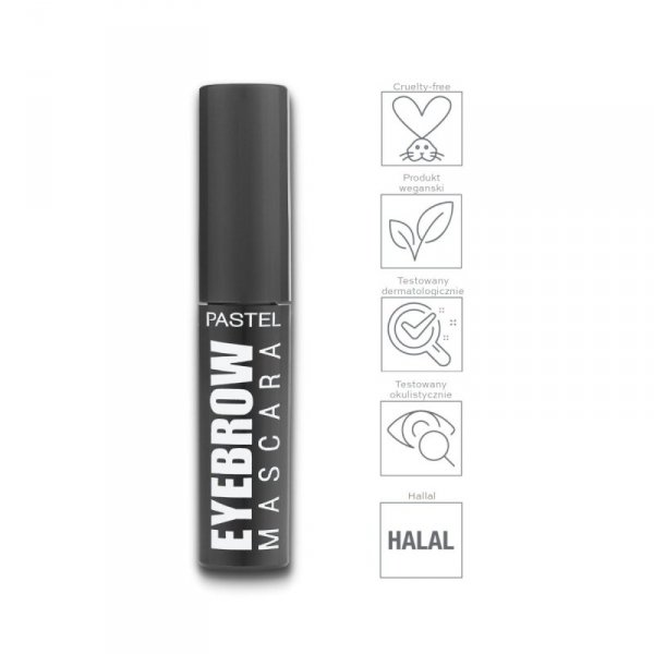 PASTEL Eyebrow Mascara do brwi nr 24 - Deep Brown  4.2ml