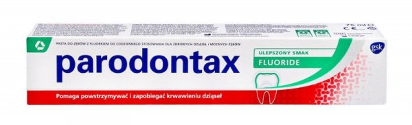 Parodontax Fluoride Wyrób medyczny pasta do zębów z fluorkiem 75 ml