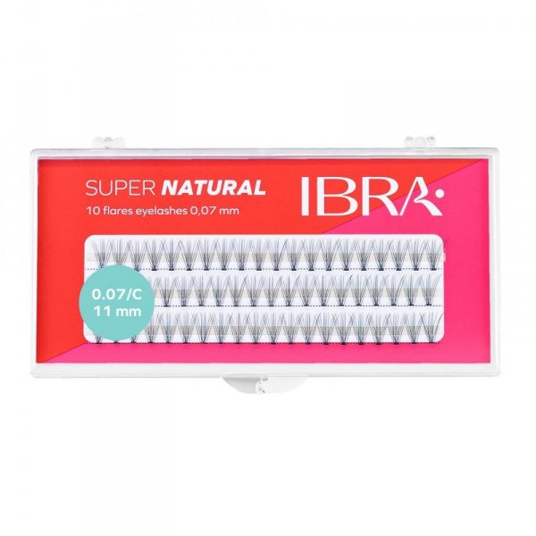 IBRA Kępki rzęs SUPER NATURAL 0.07-C-11mm  1op.