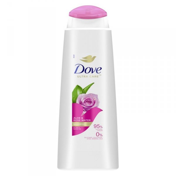 DOVE Ultra Care Szampon odwieżający do włosów Aloe & Rose Water 400 ml