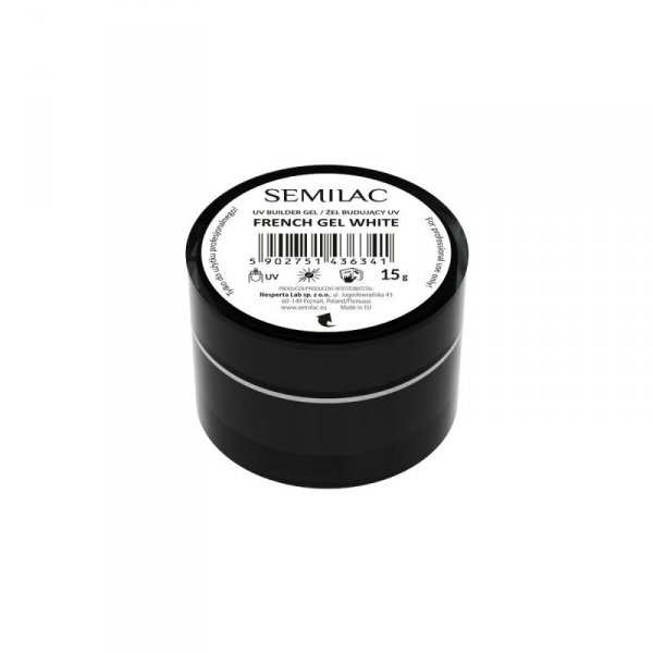 SEMILAC Żel Budujący Semilac French Gel White 15 g