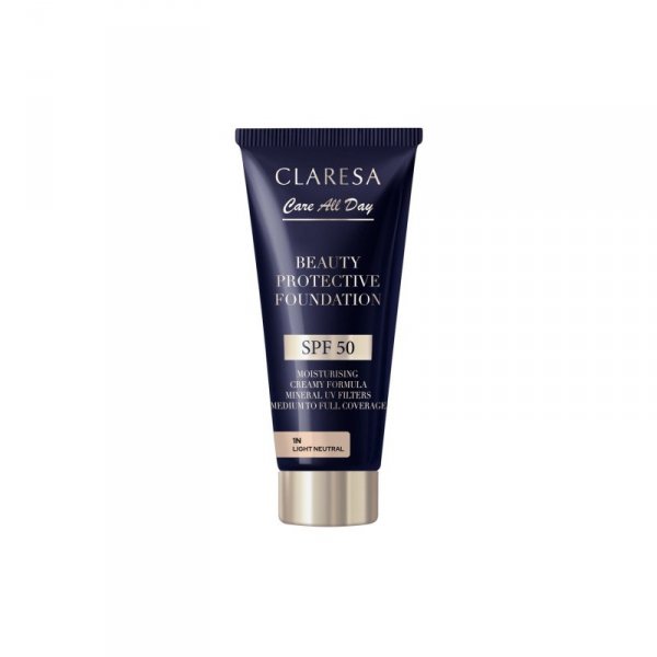 CLARESA Beauty Protective Foundation Nawilżający podkład z filtrem SPF 50 1N Light Neutral 30 ml