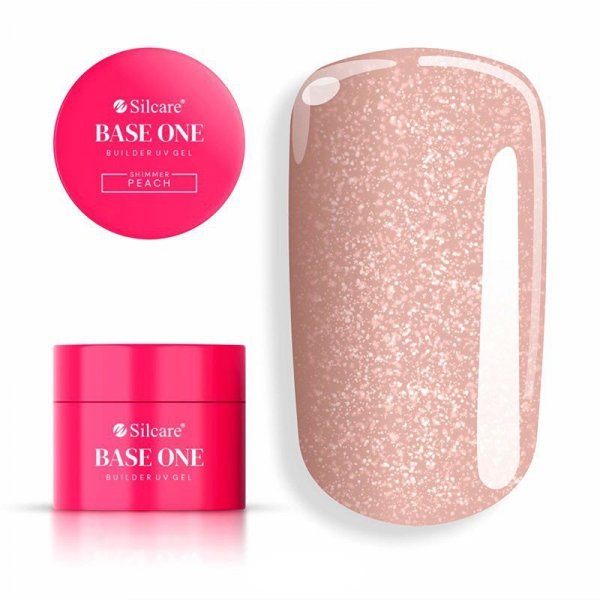 SILCARE Base One Gel Żel budujący do paznokci - Shimmer Peach 50 g