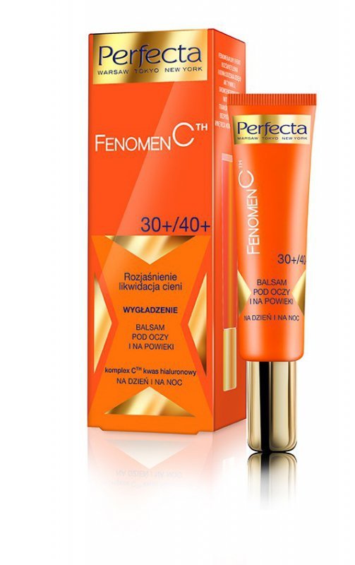PERFECTA Fenomen C 30+/40+ Balsam pod oczy i na powieki  Rozjaśnienie, Likwidacja cieni, Wygładzenie 15 ml
