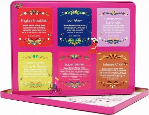 Zestaw ekologicznych herbat i herbatek - 36 saszetek w 6 różnych smakach, English Tea Shop