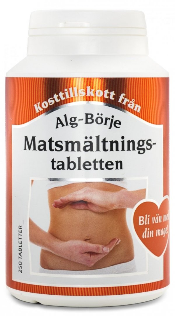 Matsmältnings-tabletten, Alg-Börje Таблетки, Улучшающие Пищеварение