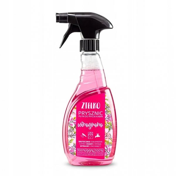 Prysznic Płyn Do Mycia Kabin Winogrono, Zielko, 500ml