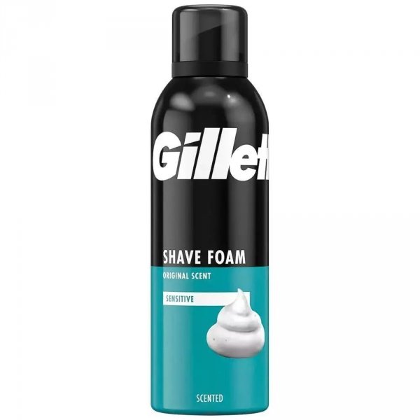 Gillette _Sensitive Shave Foam pianka do golenia 200 ml 