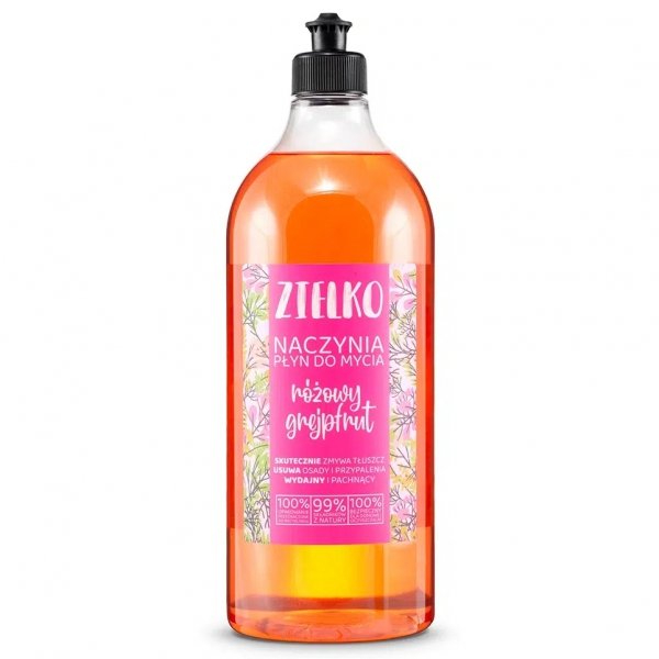 Płyn do mycia naczyń RÓŻOWY GREJPFRUT,  Zielko, 1000ml