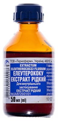 Płynny ekstrakt z Eleuterokoka (Eleutherococcus), 50 ml