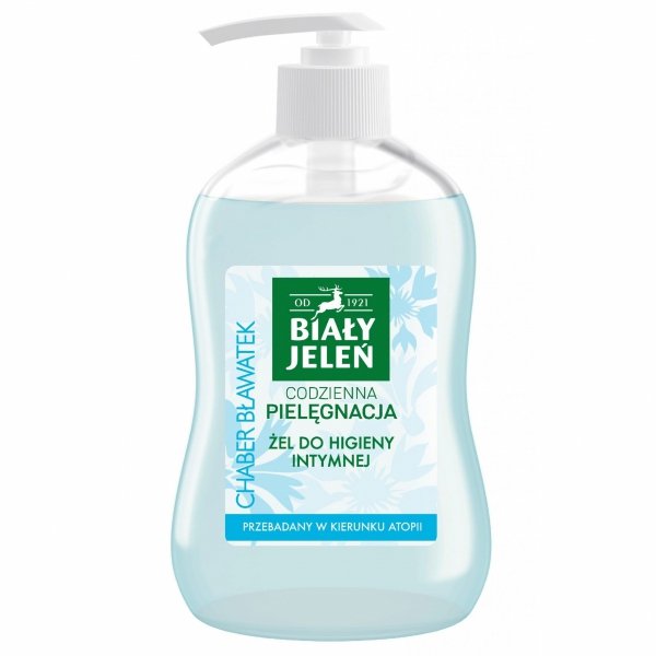 Biały Jeleń Żel do higieny intymnej hipoalergiczny Chaber Bławatek  500ml