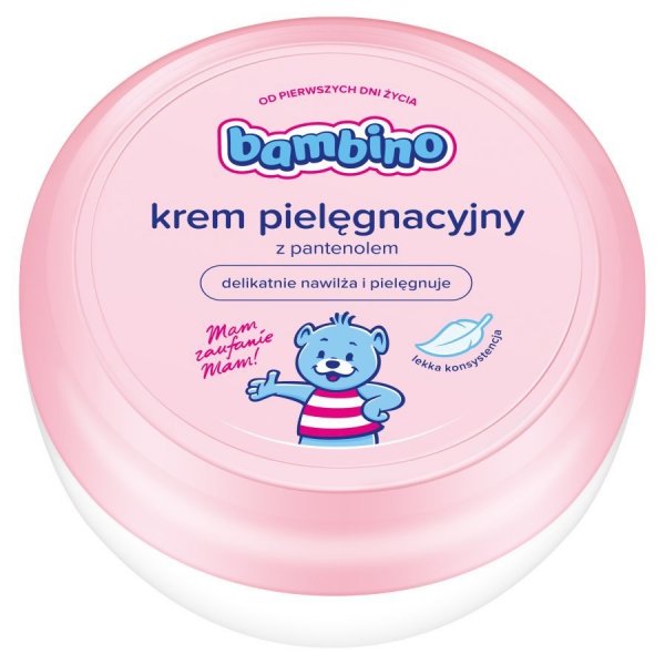 BAMBINO Krem Pielęgnacyjny z Pantenolem dla Dzieci i Niemowląt 200 ml