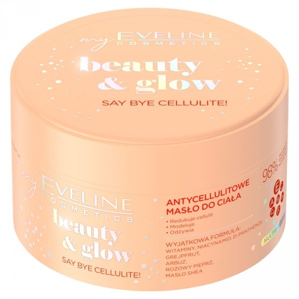 Eveline Beauty & Glow, antycellulitowe masło do ciała, 200ml
