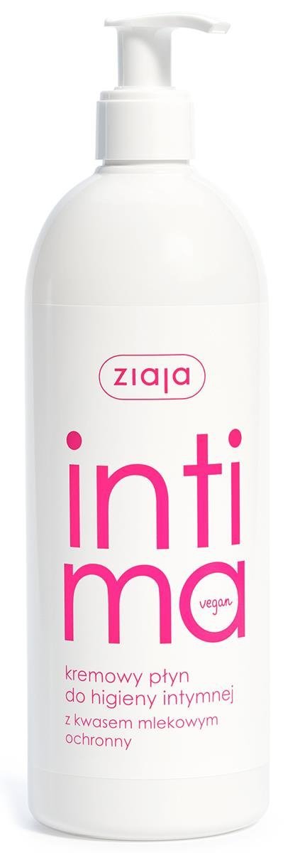 Ziaja Intima, kremowy płyn z kwasem mlekowym do higieny intymnej, 500ml