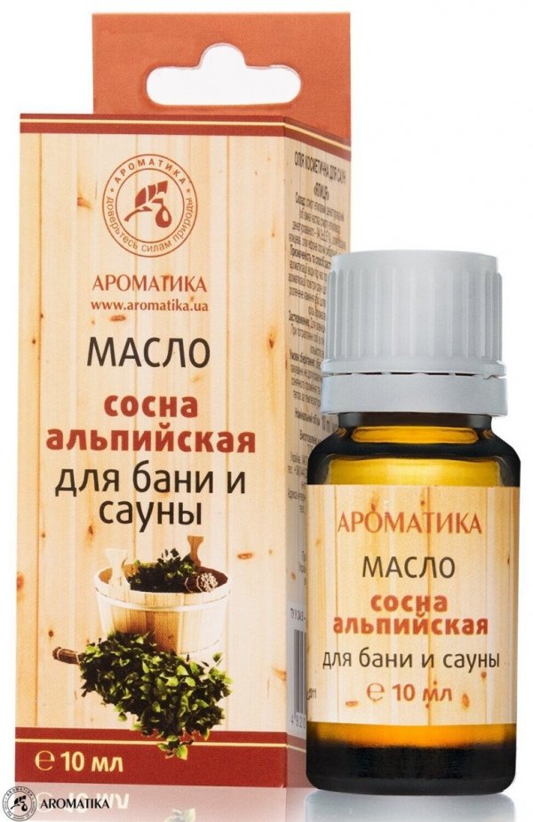 Эфирное масло для бани и сауны Ароматика Сосна Альпийская