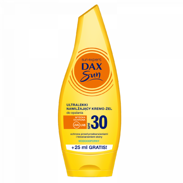Dax Sun Ultralekki Nawilżający Kremo-Żel do opalania SPF30  175ml