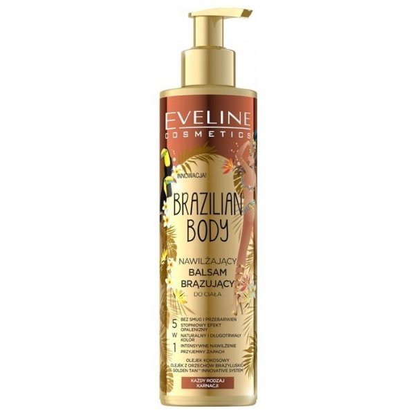 EVELINE Brazilian Body Nawilżający balsam brązujący do ciała 5w1 200 ml