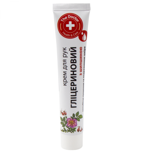 Glicerynowy krem do rąk z dziką różą, Domowy Doktor, 42ml