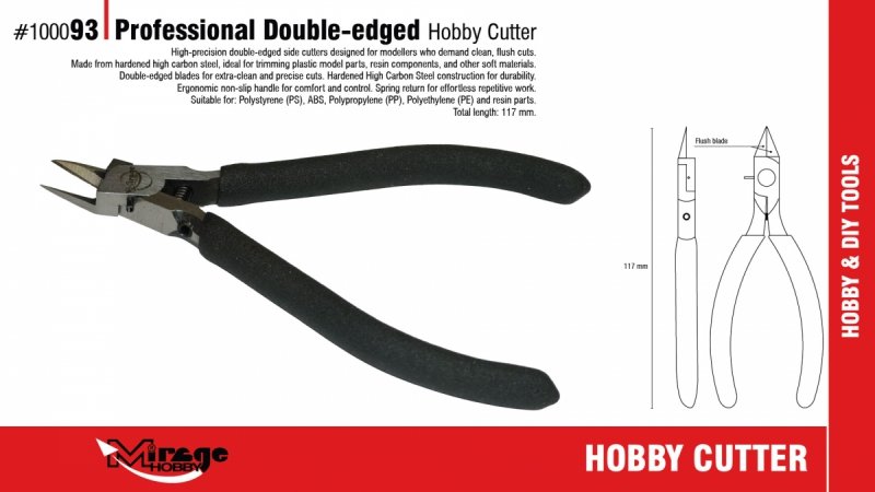 MIRAGE 100093 CĄŻKI Professional Double-edged Hobby Cutter 