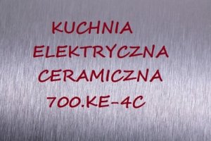 Kuchnia elektryczna ceramiczna 700.KE-2C