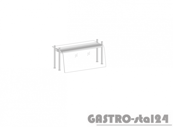 Nadstawka z grzaniem i oświetleniem DM 94582 G 1543x480x480