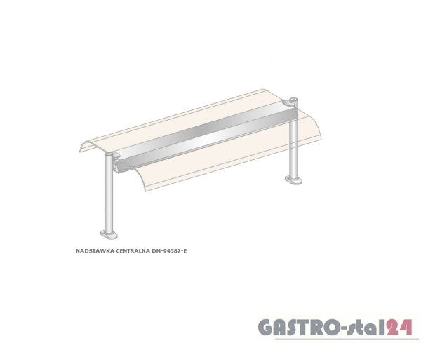 Nadstawka centralna neutralna DM-94587 N-E wym. 895x600x470