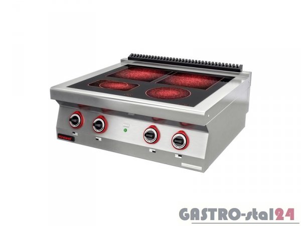 Kuchnia elektryczna ceramiczna 4-pola 700.KE-4C 800x700x280