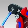 Samonastawne szczypce do zagniatania tulejek kablowych z ładowaniem bocznym Knipex 97 53 04