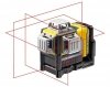 Laser 3-wiązkowy czerwony samopoziomujący 360° DeWalt DCE089D1R + STATYW, TYCZKA, OKULARY