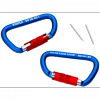 Karabińczyk na narzędzia 2 szt. Knipex 00 50 03 T BK