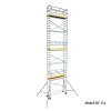 Rusztowanie  TOP SYSTEM  12,4m wieża jezdna o wymiarach 75 x 245 cm   Faraone  B1-114