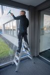 Drabina dwustronna ze stopniami R13 KRAUSE 2x6 stopnie 136169