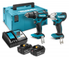 Zestaw combo Makita DLX2339JX2 (DDF482 + DTD156) 2x5.0Ah