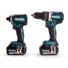 Zestaw Makita DLX2127TJ1 3x5.0Ah 18V wkrętarka DDF482 wkrętak udarowy DTD152