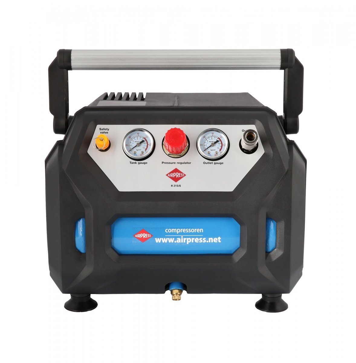 Kompresor Airpress H215/6 1,5KM/1,1 kw, 6l. 215l./min bezolejowy 36943